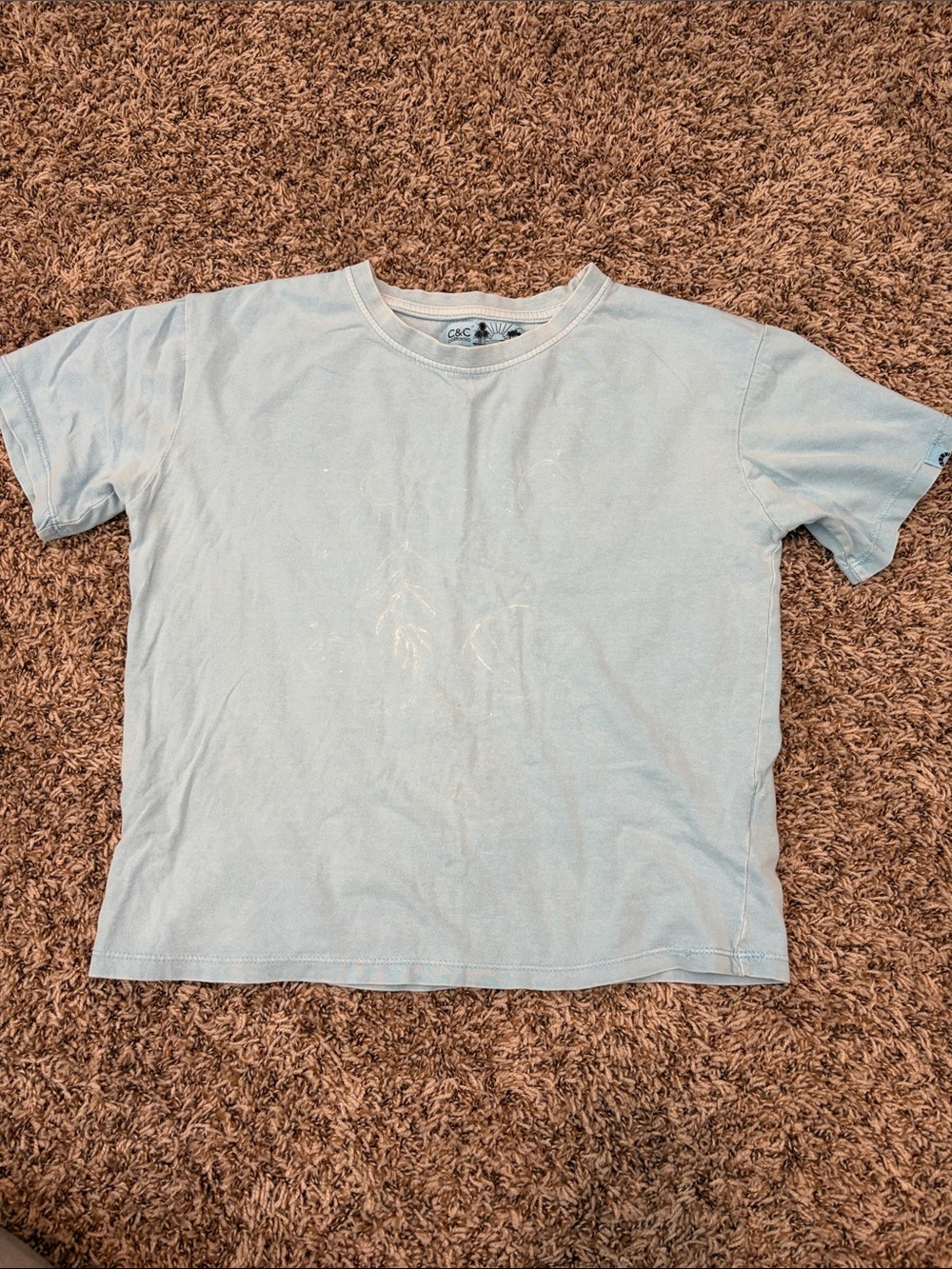 C&C California Light Blue Short Sleeve Tee